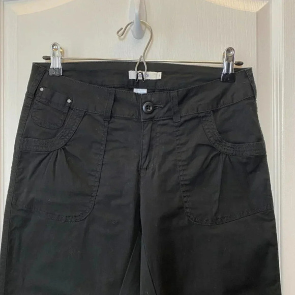 Ricki's Cropped Ankle Pants Black Cotton Capri Mid Rise Size 2 NWOT - Picture 4 of 15